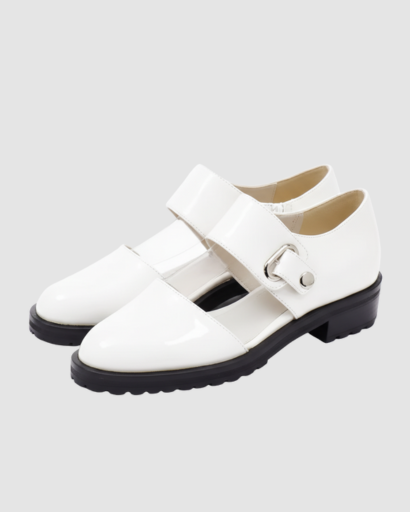 Chaussures Mary Jane à boucle et semelle crantée style Derby