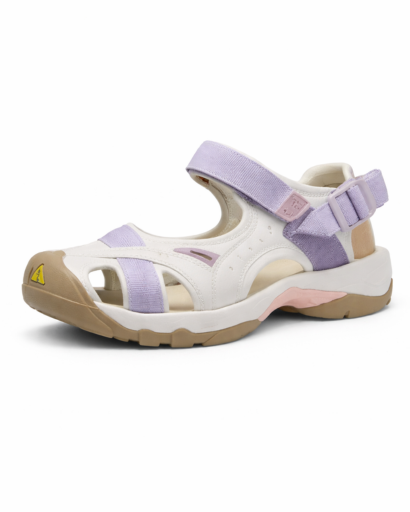 Sandales sport femme à brides ajustables avec semelle épaisse crantée et bout renforcé