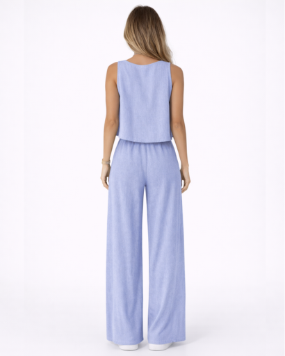 Ensemble Femme Débardeur et Pantalon Large