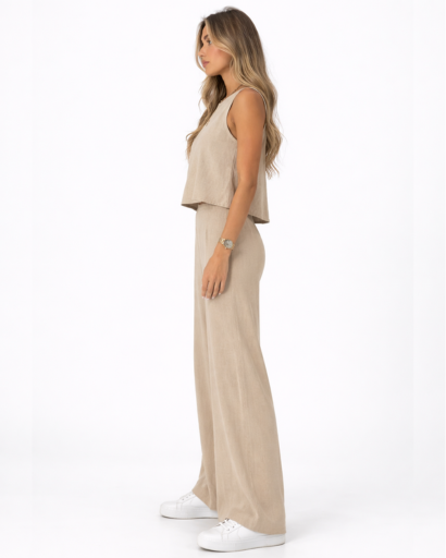 Ensemble Femme Débardeur et Pantalon Large