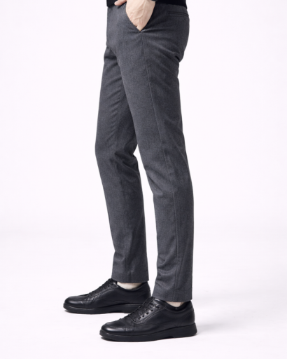 Pantalon Homme Slim Élégant Coupe Ajustée