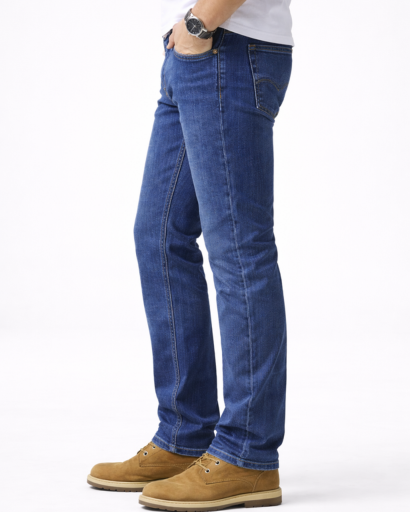 Jean Homme Coupe Droite Style Classique
