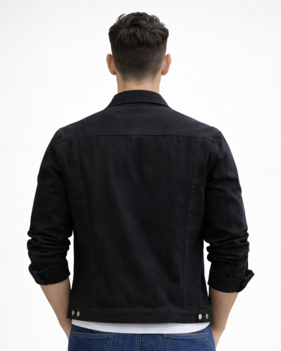 Veste surchemise homme boutonnée – poches poitrine à rabat et col chemise