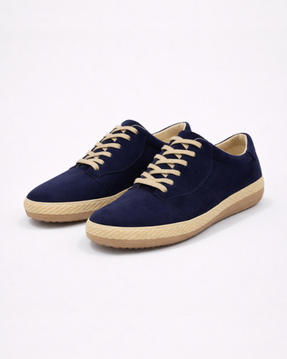 Baskets Femme à Lacets avec Semelle Texturée et Design Minimaliste
