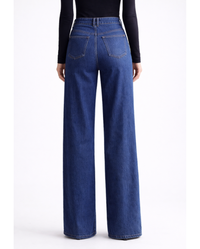 Jean taille haute large coupe wide leg