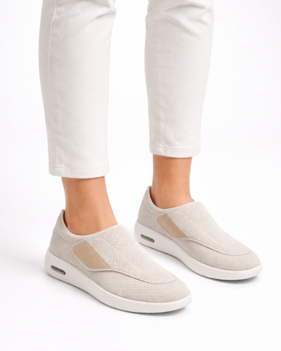 Baskets Slip-On Homme à Maille Texturée Semelle Épaisse