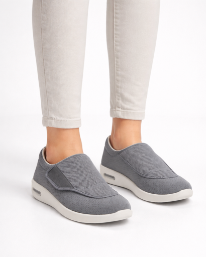 Baskets Slip-On Homme à Maille Texturée Semelle Épaisse