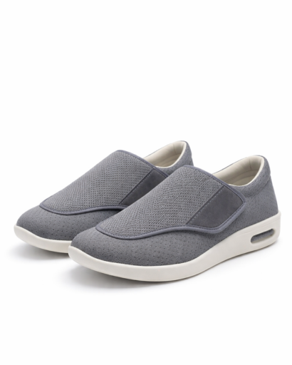 Baskets Slip-On Homme à Maille Texturée Semelle Épaisse