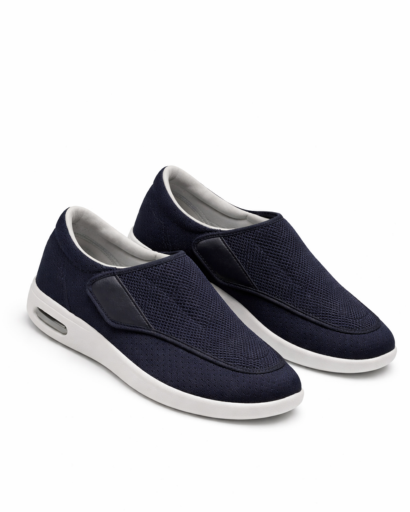 Baskets Slip-On Homme à Maille Texturée Semelle Épaisse