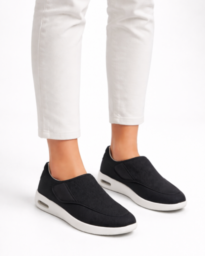 Baskets Slip-On Homme à Maille Texturée Semelle Épaisse
