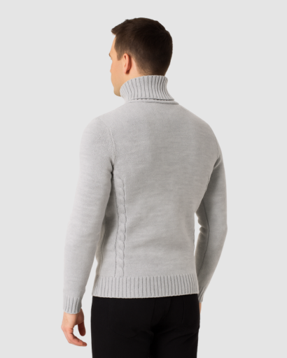 Pull Col Roulé Homme – Élégance Tricotée et Chaleur Hivernale