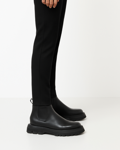 Bottines Chelsea Homme à Semelle Épaisse – Style Urbain & Moderne
