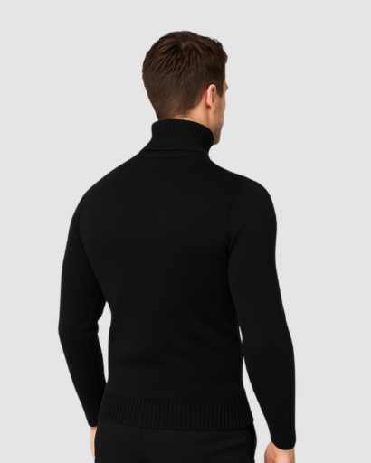 Pull Col Roulé Homme – Élégance Tricotée et Chaleur Hivernale