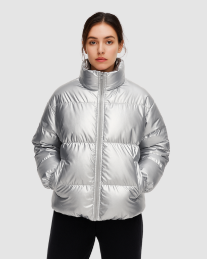 Doudoune Brillante Femme – Style Urbain & Protection Thermique