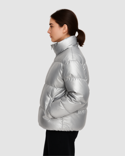 Doudoune Brillante Femme – Style Urbain & Protection Thermique