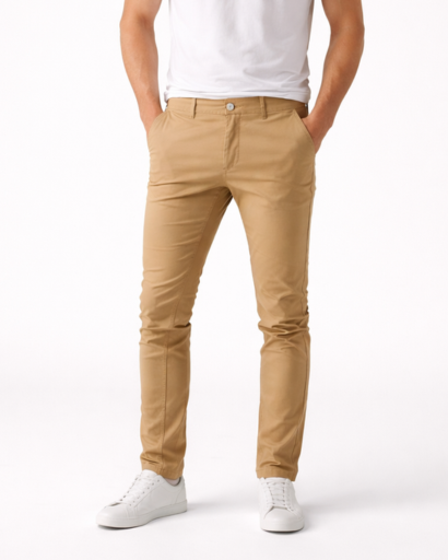 Pantalon homme coupe slim – pantalon casual élégant et moderne