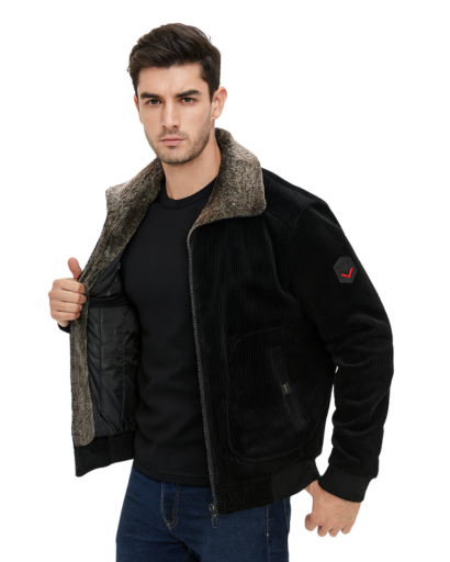 Blouson Homme Velours Côtelé – vue 2