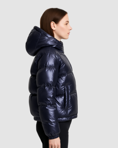 Doudoune Brillante Femme – Style Urbain & Protection Thermique