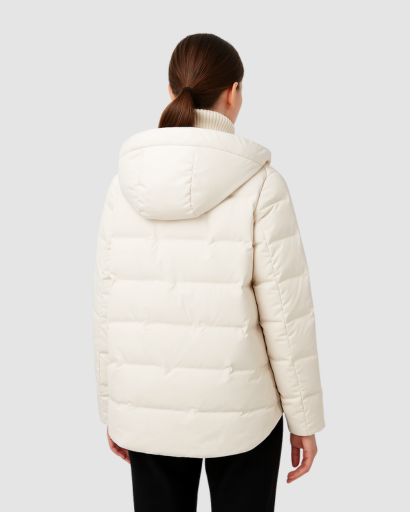 Veste Matelassée Femme avec Capuche – Élégance Thermique pour l’Hiver