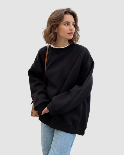 Sweat Oversize Femme – Confort Décontracté et Style Minimaliste