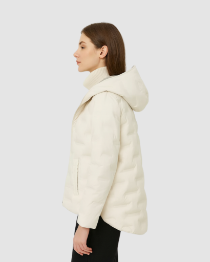Veste Matelassée Femme avec Capuche – Élégance Thermique pour l’Hiver