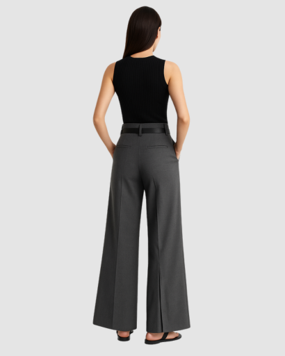 Pantalon Large Fendu pour Femme – Élégance Moderne et Confort Quotidien