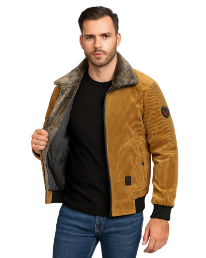 Blouson Homme Velours Côtelé – vue 4