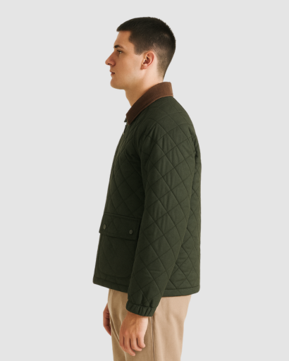 Veste matelassée zippée pour homme – style classique, confort moderne