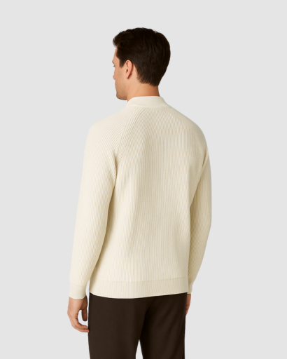 Pull Henley Homme en Cachemire – Élégance Classique & Confort Haut de Gamme