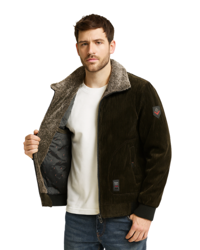Blouson Homme Velours Côtelé – vue 7