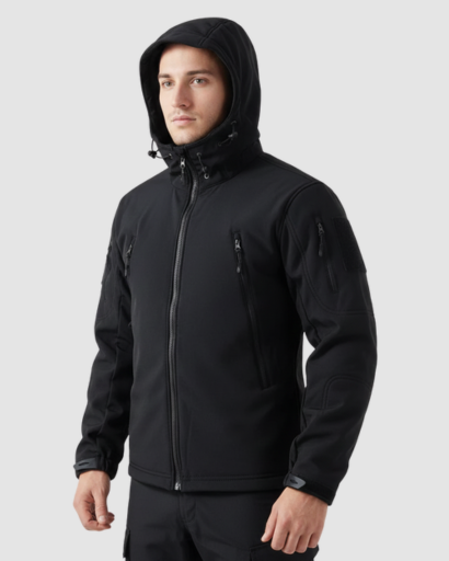 Veste Tactique Homme - Blouson Militaire avec Capuche