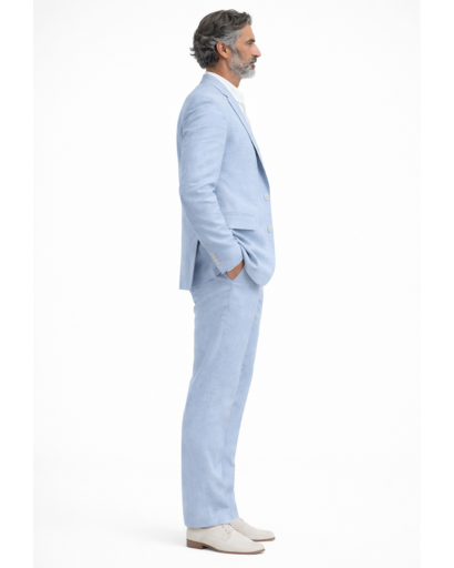 Costume homme 2 pièces – blazer et pantalon droit