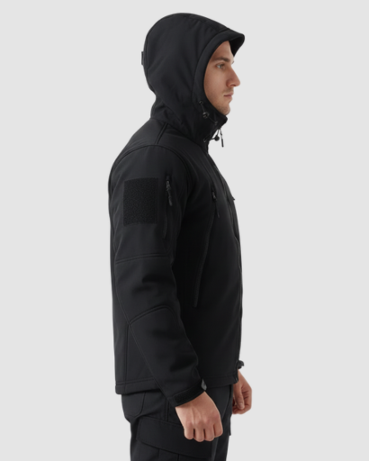Veste Tactique Homme - Blouson Militaire avec Capuche