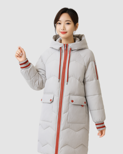 Doudoune Longue Femme – Élégance Matelassée et Chaleur Maximale