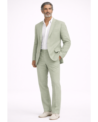 Costume homme 2 pièces – blazer et pantalon droit