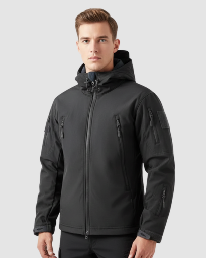 Veste Tactique Homme - Blouson Militaire avec Capuche