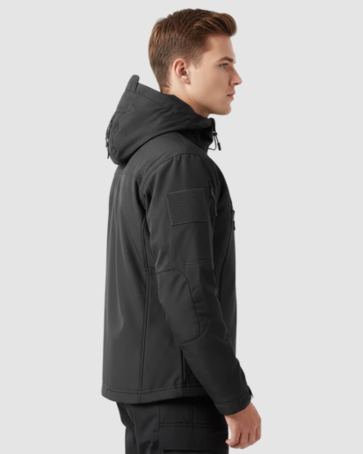 Veste Tactique Homme - Blouson Militaire avec Capuche