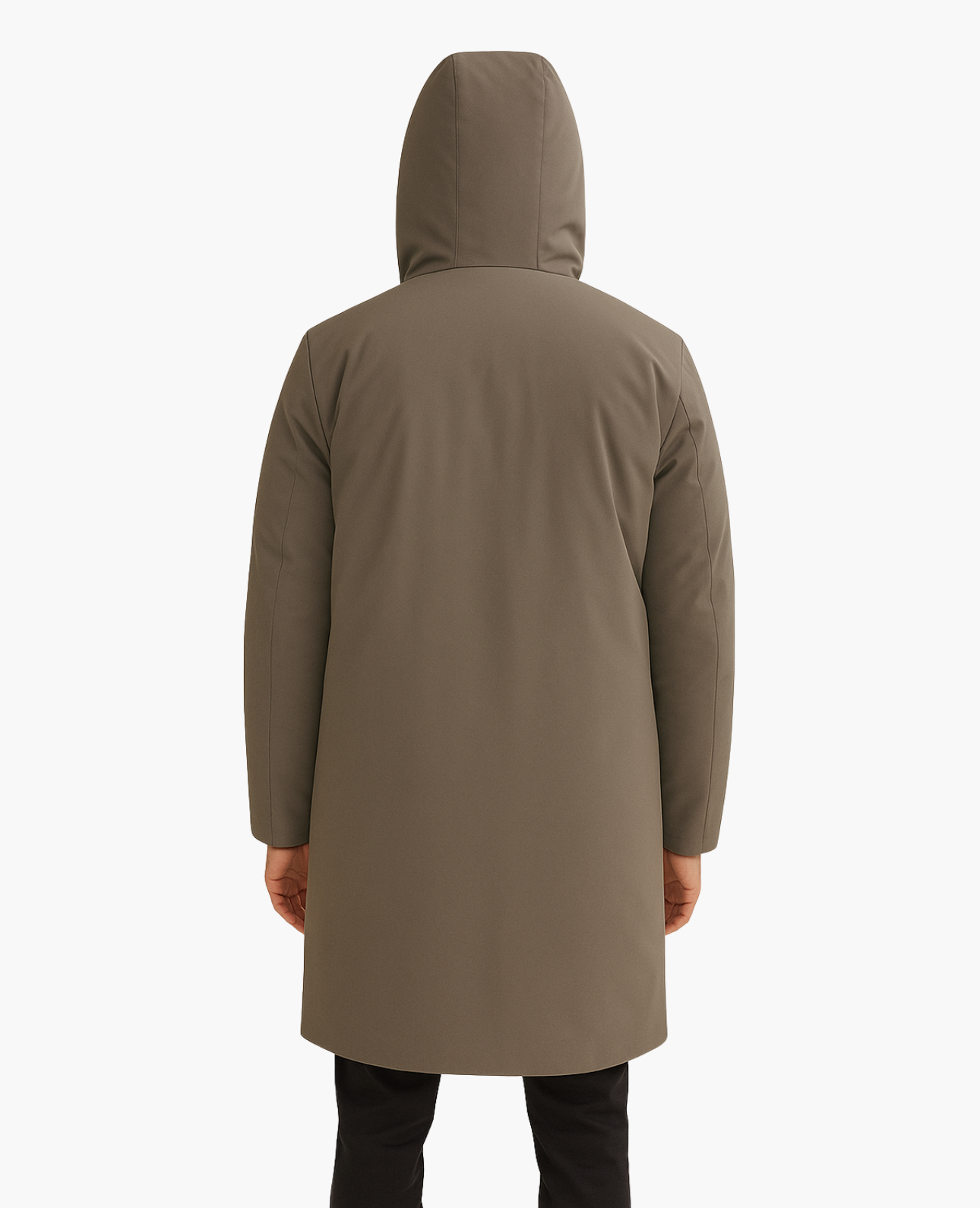 Parka Longue Matelassée À Capuche pour Hommes | Idéale pour Saison Froide