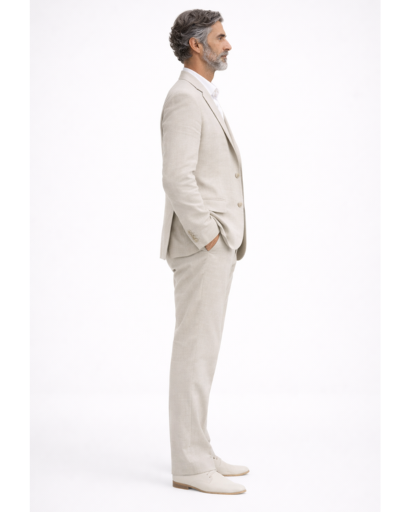 Costume homme 2 pièces – blazer et pantalon droit