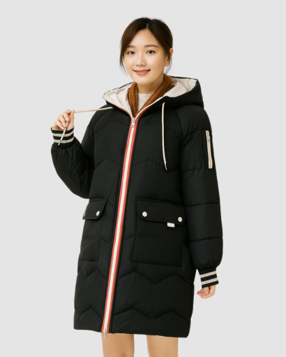Doudoune Longue Femme – Élégance Matelassée et Chaleur Maximale