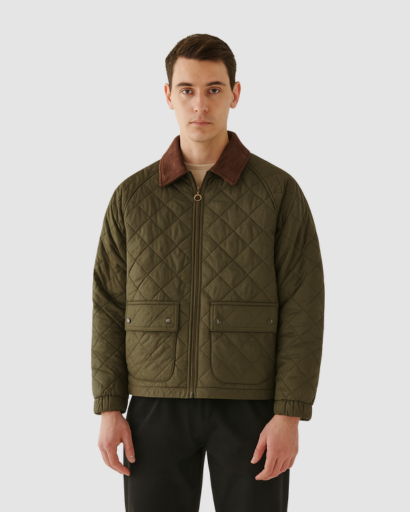 Veste matelassée zippée pour homme – style classique, confort moderne