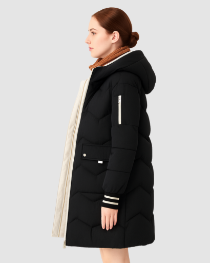 Doudoune Longue Femme – Élégance Matelassée et Chaleur Maximale