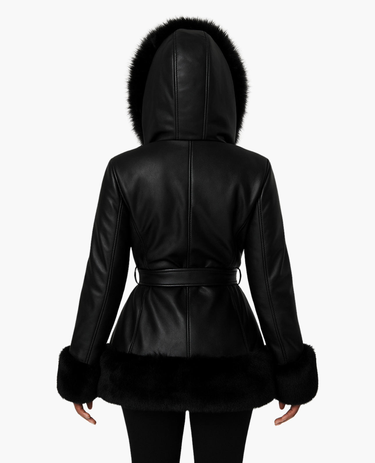 Manteau Femme à Capuche Bordée | Chaleur Élégante pour les Jours Froids