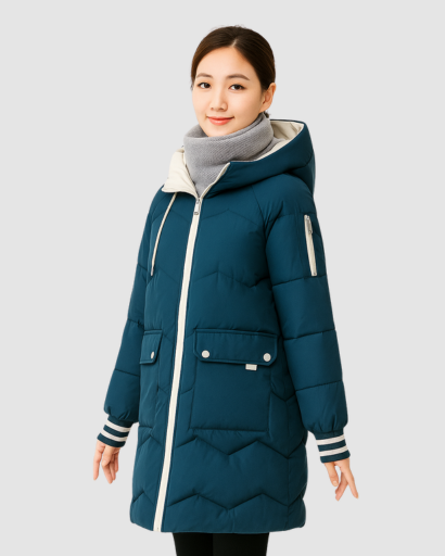 Doudoune Longue Femme – Élégance Matelassée et Chaleur Maximale