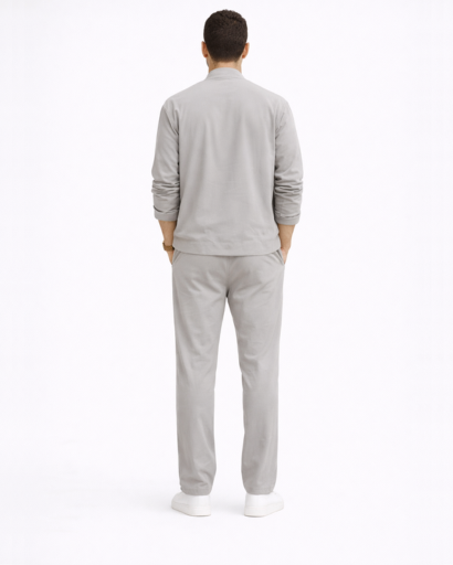 Ensemble homme décontracté veste légère et pantalon coupe droite