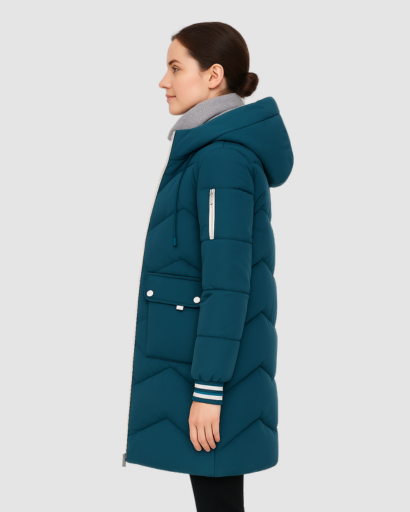 Doudoune Longue Femme – Élégance Matelassée et Chaleur Maximale