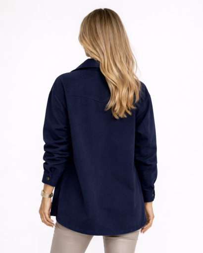 Surchemise femme – boutons et poches poitrine