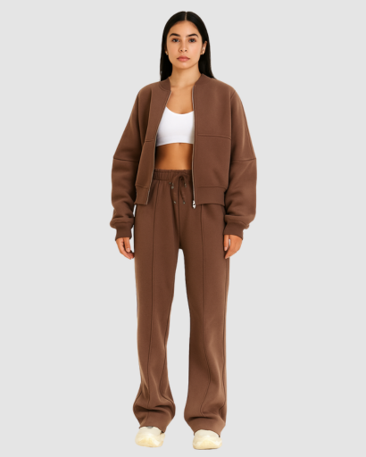 Ensemble Loungewear Femme Confort Ultra – Coupe Ample & Taille Ajustable