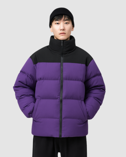 Doudoune Bicolore Homme – Isolation Thermique & Style Moderne