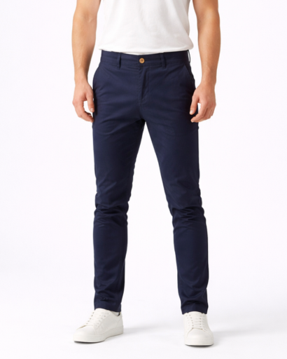 Pantalon homme coupe slim – pantalon casual élégant et moderne